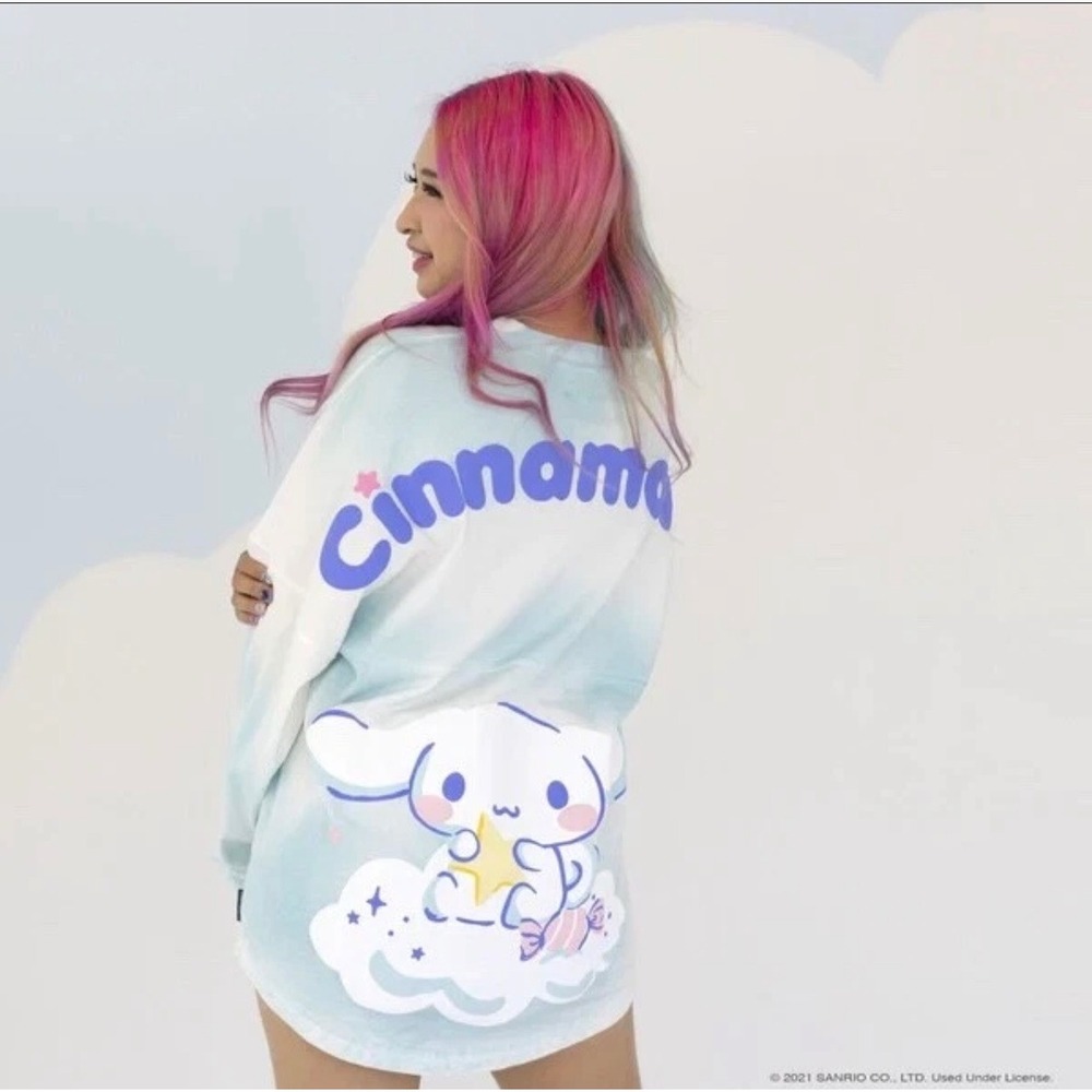 Sanrio Cinnamoroll JapanLA Spirit Jersey Tie Dye‎ Long Sleeve Shirt Large